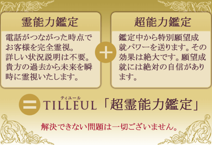 電話占いティユール